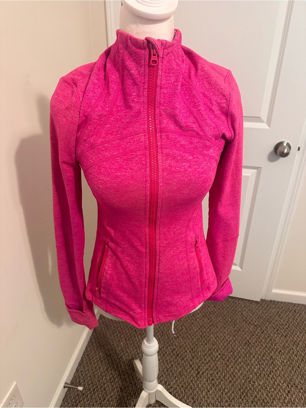 Lululemon Define Jacket Bright Heathered Pink Size 6